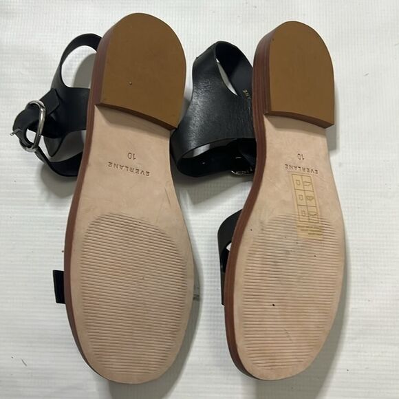 EVERLANE NWOT THE TWIN BUCKLE SANDALS SIZE 10 - Picture 3 of 7